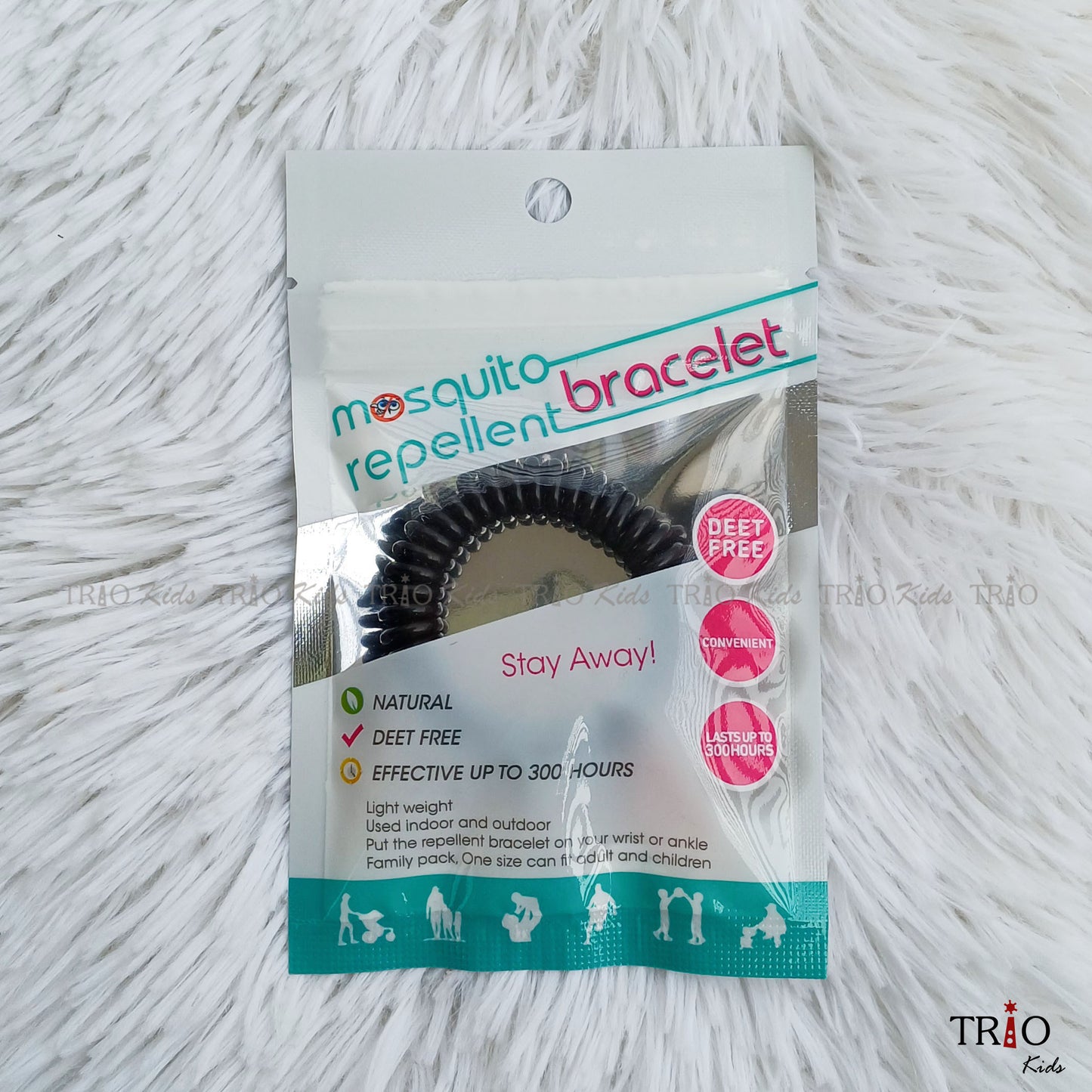 Solid Color Mosquito Repellent Bracelet